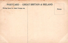 Load image into Gallery viewer, Vintage postcard from Great Britain &amp; Ireland with stamp area and writing space.
