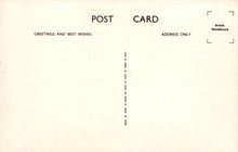 Load image into Gallery viewer, Back of a postcard with text and a dashed line
