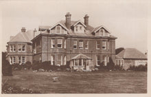 Load image into Gallery viewer, Large mansion with a garden in black and white
