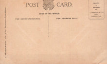 Load image into Gallery viewer, Vintage postcard with text and a logo on a beige background
