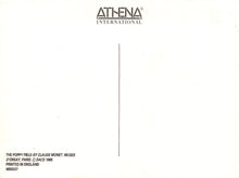 Load image into Gallery viewer, Art Postcard - The Poppy Field, Claude Monet  VT573
