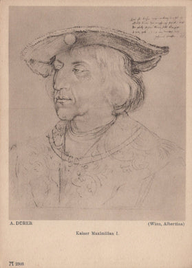 Art Postcard - A.Durer, Kaiser Maxmillian I - VT575