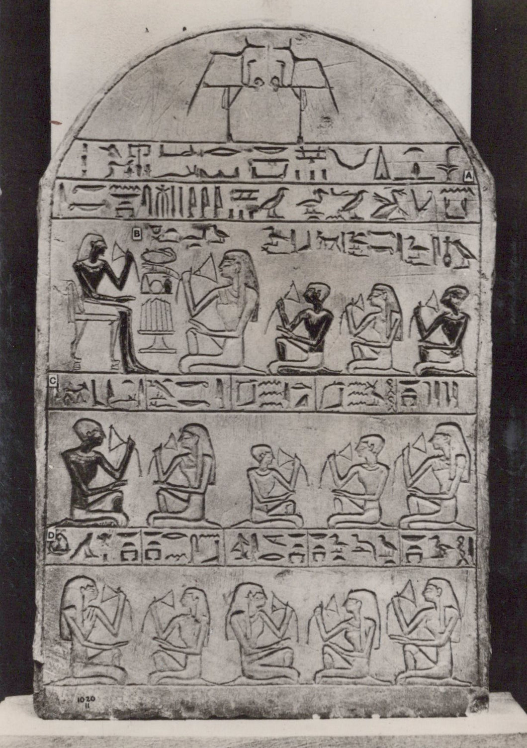 Museum Postcard - Funerary Stelae, Egyptian Collection VT582