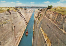 Load image into Gallery viewer, Greece Postcard - The Corinth Canal   VT595

