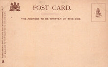 Load image into Gallery viewer, Vintage postcard with text and stamps on a beige background
