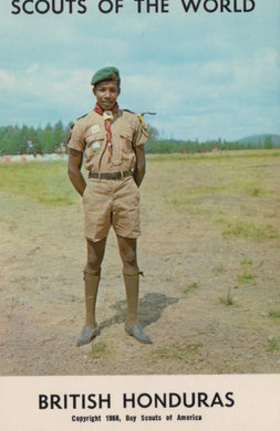 Scouting Postcard - Scouts of The World, British Honduras  SW20812