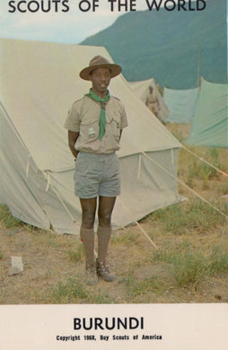 Scouting Postcard - Scouts of The World, Burundi    SW20814