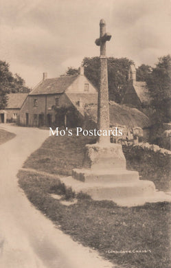 Gloucestershire Postcard - Condicote Village Cross SW19181