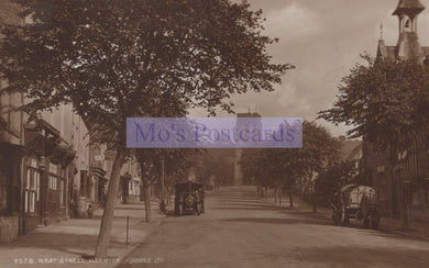 Warwickshire Postcard - West Street, Warwick  SW20126