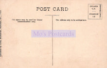 Load image into Gallery viewer, Vintage postcard with text and a flag design, featuring &#39;Mo&#39;s Postcards&#39; branding.
