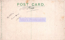 Load image into Gallery viewer, Vintage postcard with &#39;Mo&#39;s Postcards&#39; label and handwritten text on a textured beige background.
