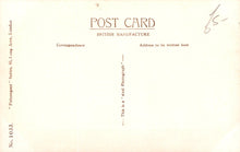 Load image into Gallery viewer, Vintage postcard with text and a signature on a beige background
