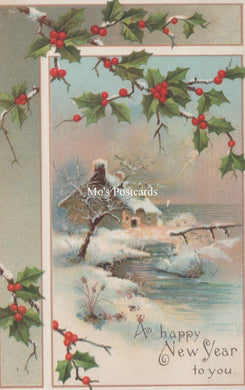 Greetings Postcard - A Happy New Year To You  SW19119