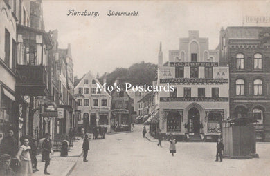 Germany Postcard - Flensburg Sudermarkt   SW19131
