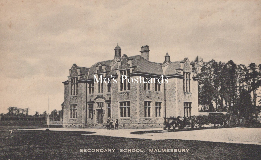 Wiltshire Postcard - Secondary School, Malmesbury  SW19157