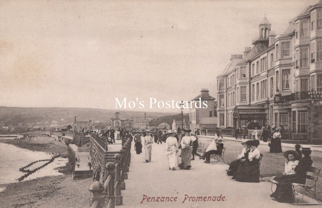 Cornwall Postcard - Penzance Promenade  SW19178