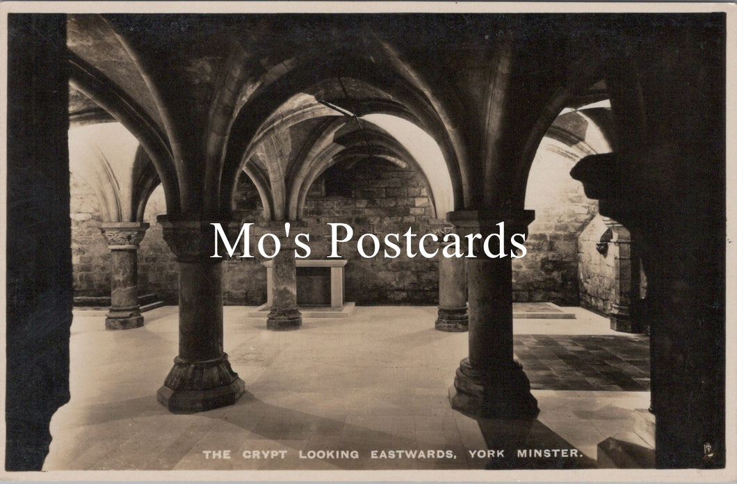 Yorkshire Postcard - York Minster, The Crypt Looking Eastwards  SW17208