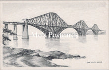 Load image into Gallery viewer, Scotland Postcard - The Forth Bridge, Artist Joseph Pike  SW17215
