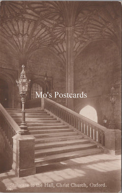 Oxfordshire Postcard - Staircase To The Hall, Christ Church, Oxford  SW17227