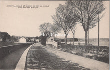 Load image into Gallery viewer, Jersey Postcard - La Haule Et Chemin Der Fer La Haule and Railway Station SW18008
