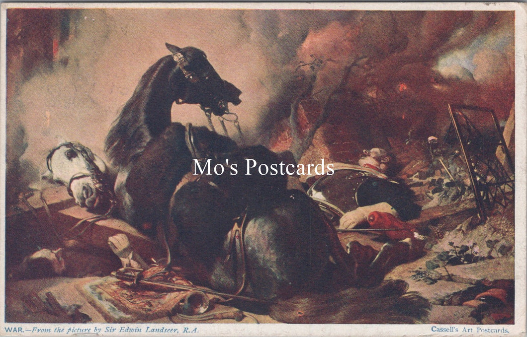 Military Art Postcard - War, Artist Sir Edwin Landseer   SW18015