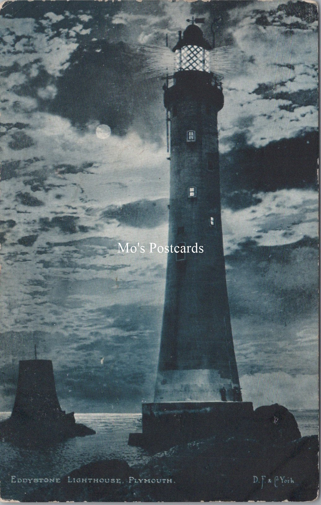 Devon Postcard - Eddystone Lighthouse, Plymouth  SW18040