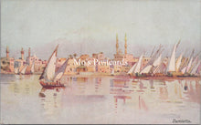 Load image into Gallery viewer, Egypt Postcard - Damietta, Banks of The Nile, Artist Ella Du Cane SW18309
