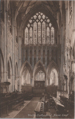 Somerset Postcard - Wells Cathedral, Nave East   SW16990