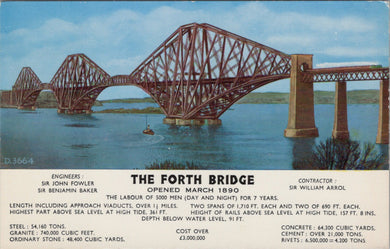 Scotland Postcard - The Forth Bridge, Firth of Forth   SW17001