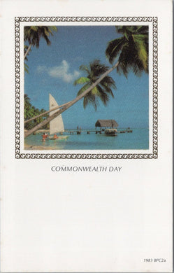 Stamp Postcard - Commonwealth Day, Issued 1983 -  SW17003