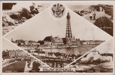 Lancashire Postcard - Views of Blackpool   SW17007