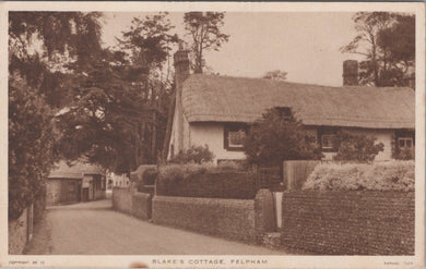 Sussex Postcard - Blake's Cottage, Felpham  SW17011