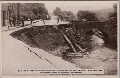 Yorkshire Postcard - Holmfirth Floods, May 29th 1944 - SW17016