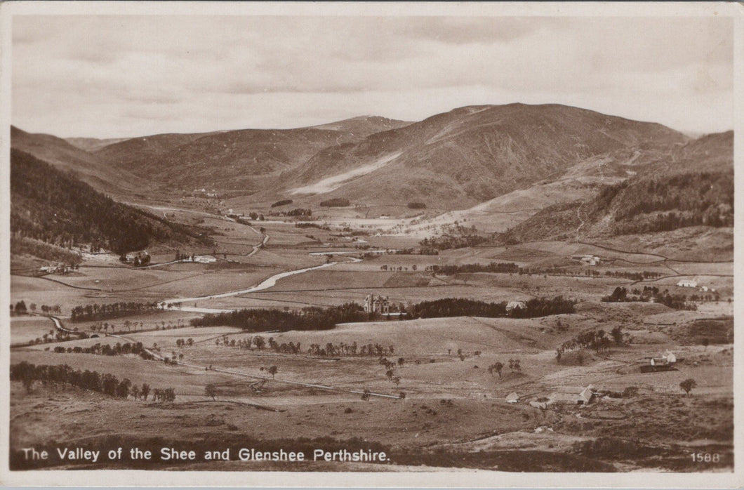 Scotland Postcard - The Valley of The Shee and Glenshee, Perthshire  SW17022