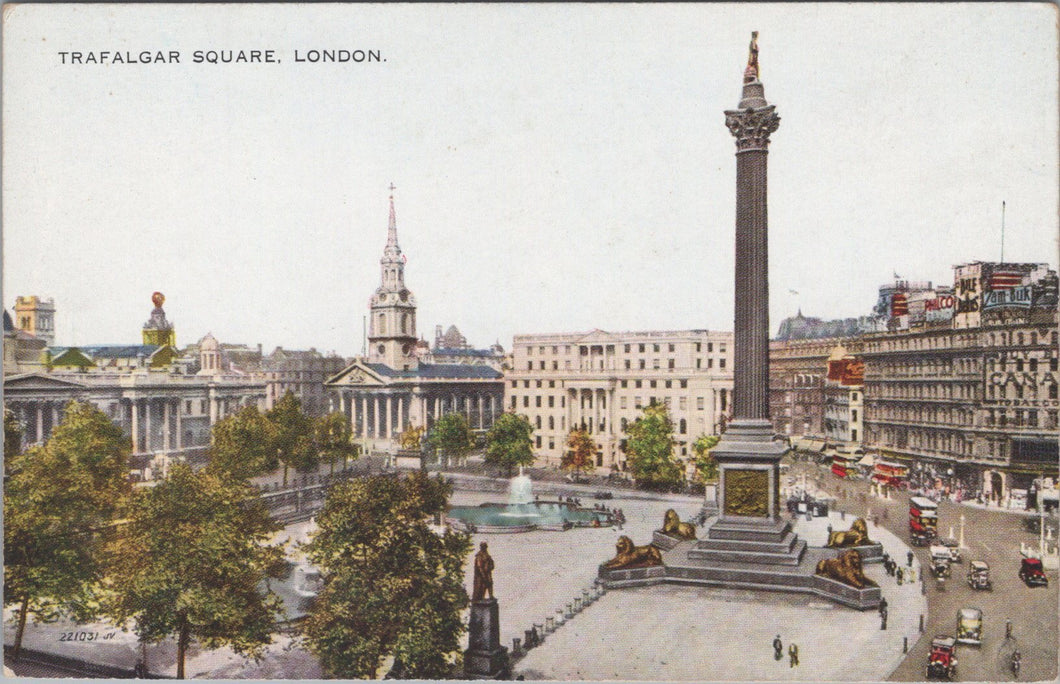 London Postcard - Trafalgar Square   SW17027