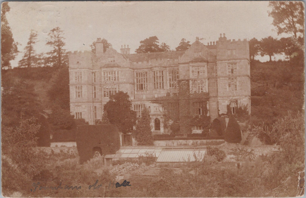 Yorkshire Postcard - Fountains Hall  SW17046