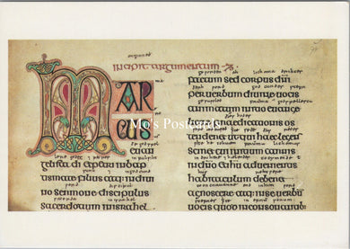 Religion Postcard - The Lindisfarne Gospels, Decorated Initials   SX369