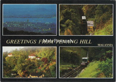 Malaysia Postcard - Greetings From Penang Hill   SX390