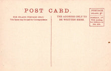 Load image into Gallery viewer, Vintage postcard with text instructions on back
