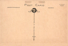 Load image into Gallery viewer, Vintage-style postcard with decorative elements and text on a beige background
