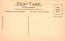 Load image into Gallery viewer, Vintage postcard with &#39;Frith&#39;s Series&#39; branding and instructions for use.
