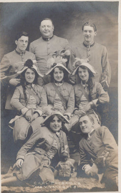 Vintage photograph of a group of people posing together