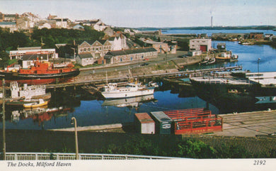 Wales Postcard - The Docks, Milford Haven  SW20263