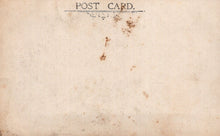 Load image into Gallery viewer, Vintage postcard with brown stains and &#39;Post Card&#39; text at the top.
