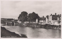 Load image into Gallery viewer, Corner impression marks from where the card had once been slotted into a postcard album
