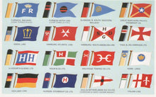 Load image into Gallery viewer, Shipping Postcard - Shipping Flags and Funnels  VT382
