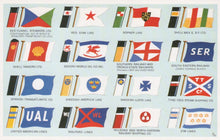 Load image into Gallery viewer, Shipping Postcard - Shipping Flags and Funnels  VT385
