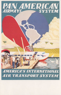 Aviation Postcard - Pan American Airways System  VT388