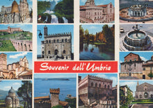 Load image into Gallery viewer, Italy Postcard - Souvenir Dell&#39;Umbria  SW18953
