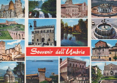 Italy Postcard - Souvenir Dell'Umbria  SW18953